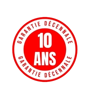 Logo ou pictogramme professionnel pour "Qualibat" ou "Label Artisan Confiance MAF" : un emblème moderne, épuré, de style institutionnel, sur fond blanc ou clair, cohérent avec une communication B2B sérieuse dans le secteur du bâtiment et de la rénovation.